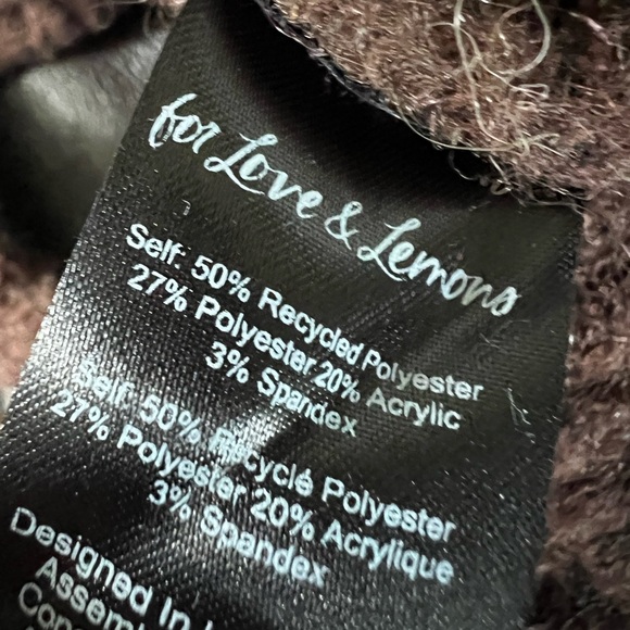 For Love & Lemons Amelia cropped sweater - Picture 7 of 8